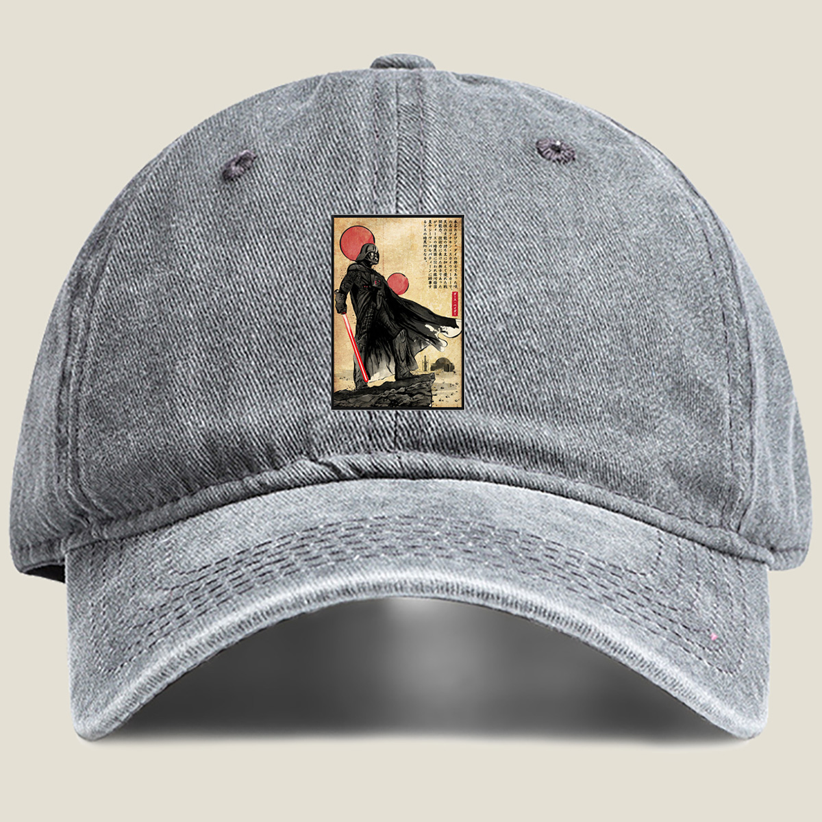 Star Wars: Darth Vader Ukiyo-e Portrait - Washed Denim - Baseball Cap