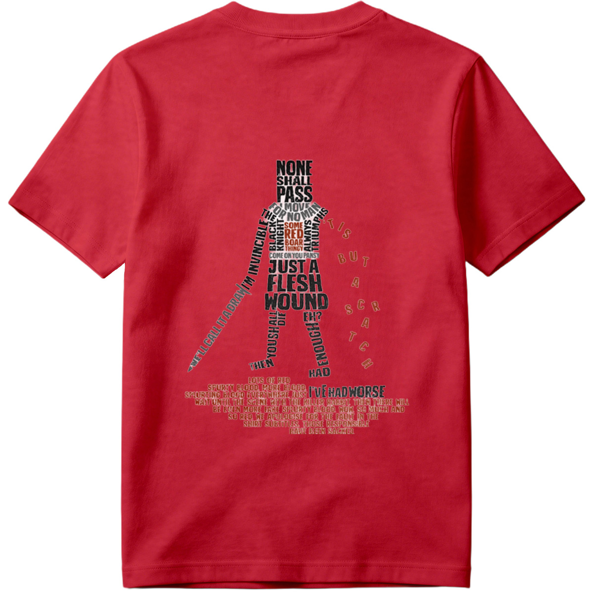 Monty Python and the Holy Grail - Knight's Quote Art - Tee