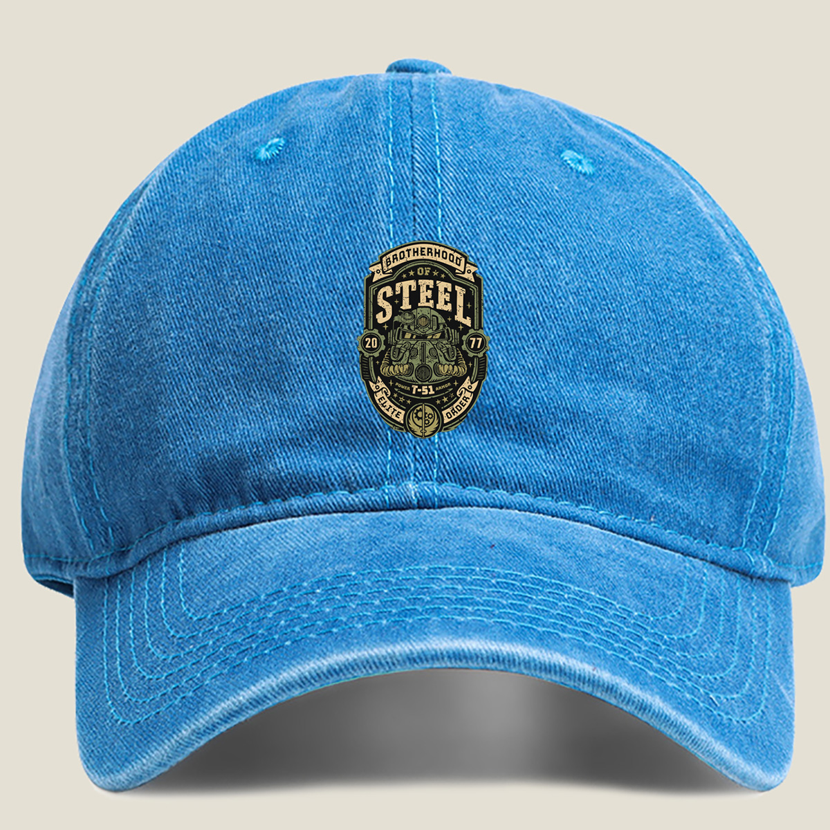Brotherhood of Steel: T-51 Power Armor - Washed Denim - Baseball Cap