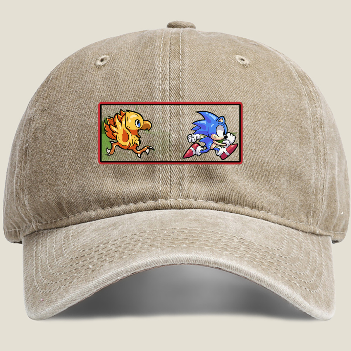Sonic and Chao Race - Washed Denim - Baseball Cap