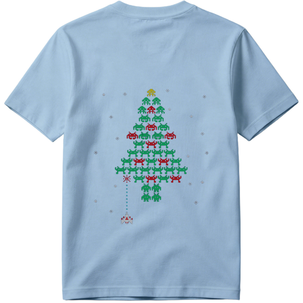 Space Invaders Christmas Tree - Tee