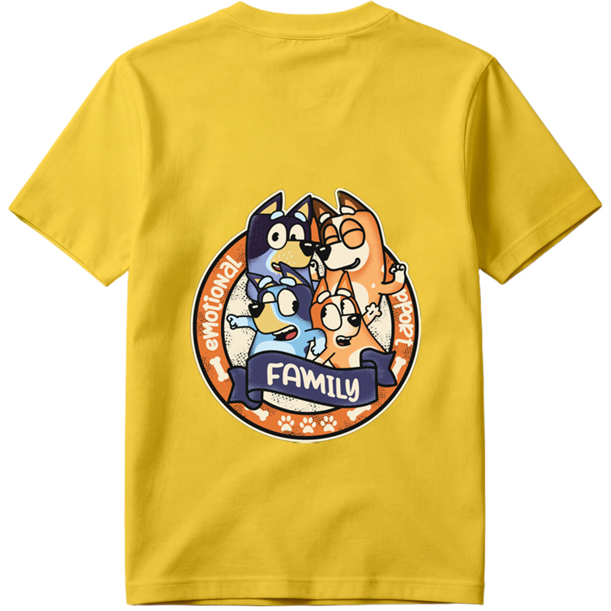 Bluey Family Emotional Support - Tee