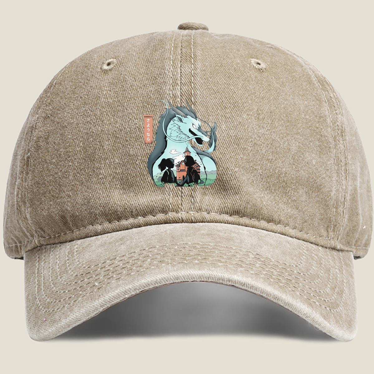 Spirited Away: Chihiro and Haku's Farewell - Washed Denim - Baseball Cap