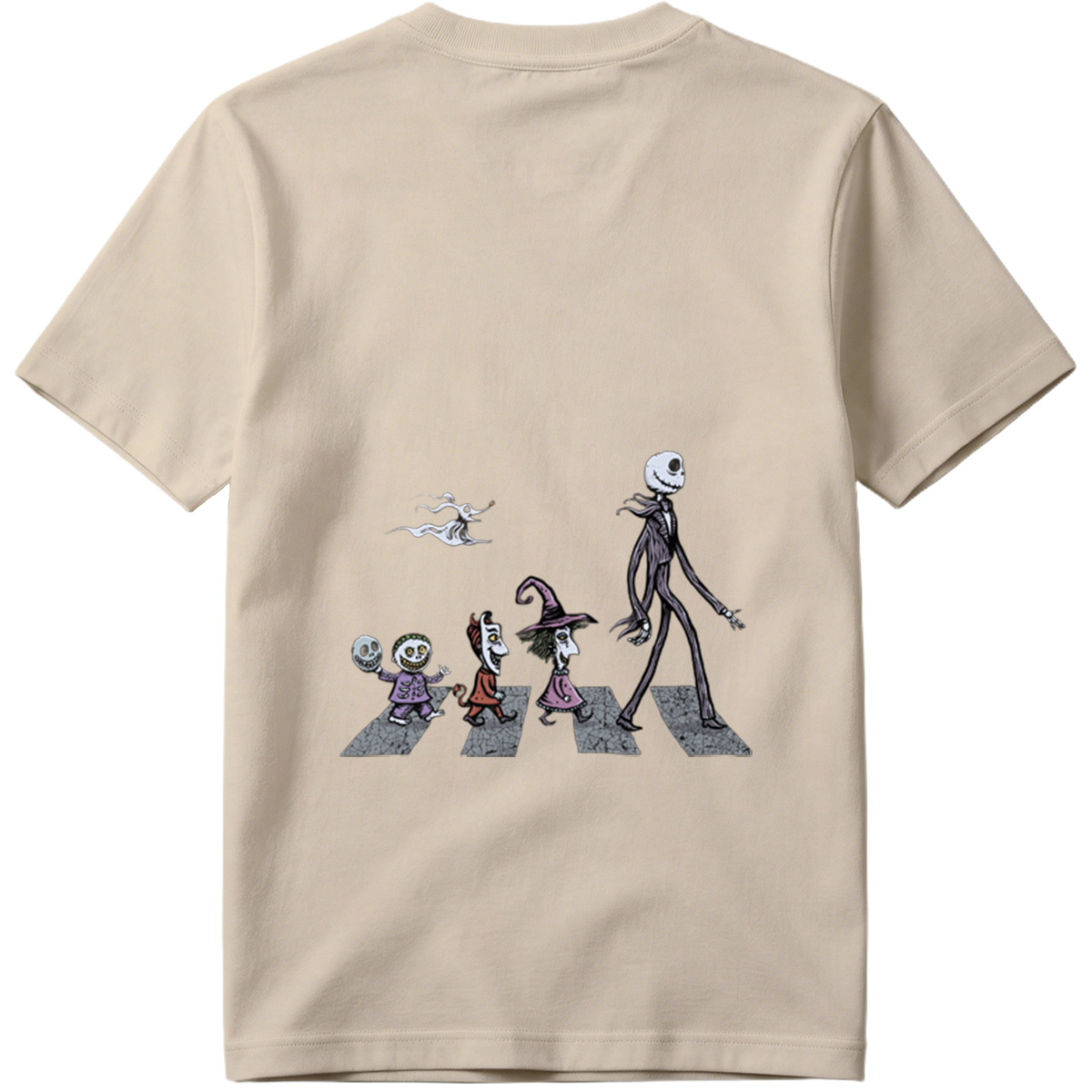 The Nightmares: Jack Skellington, Sally, Zero, and Friends Crossing the Street - Tee