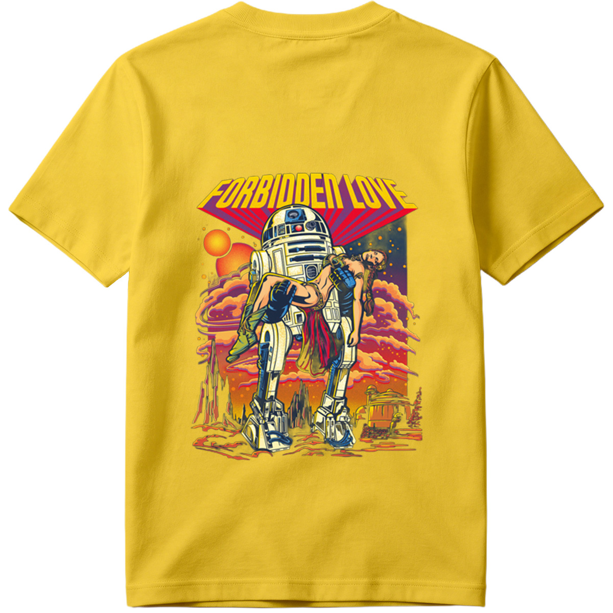 Star Wars: R2-D2 and Leia Forbidden Love - Tee