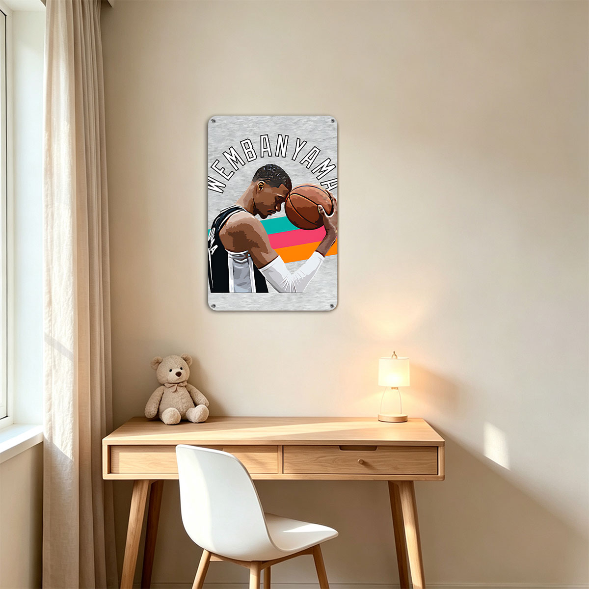 Wembanyama Basketball Player Artwork - painting