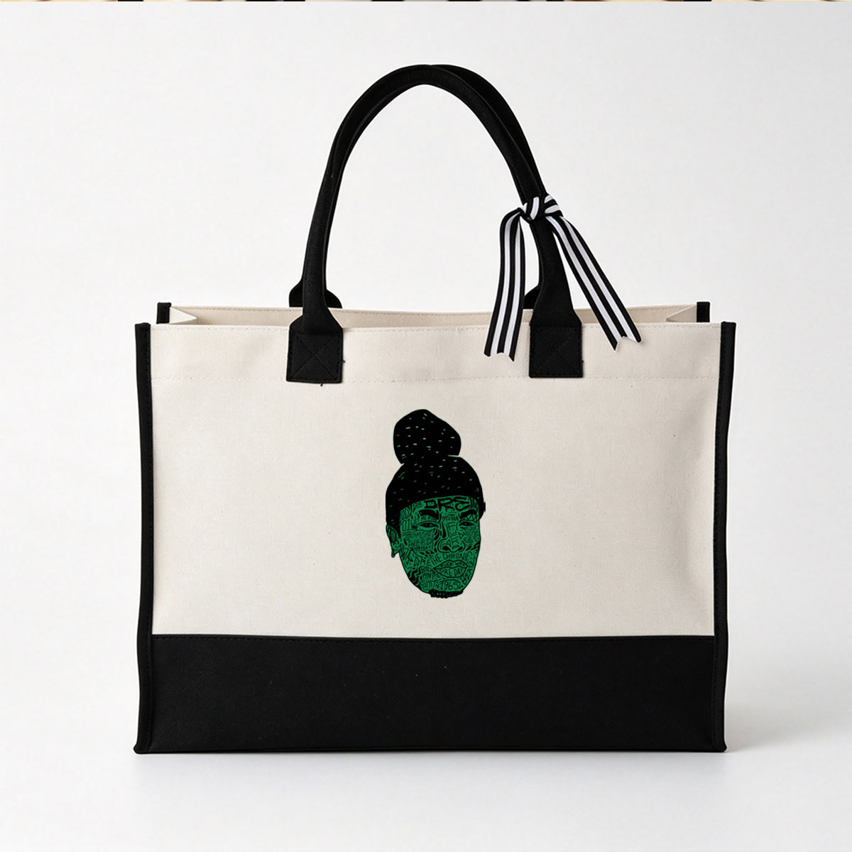 Dr. Dre: The Chronic, 1965, Rap Legend - Canvas patchwork gift tote bag