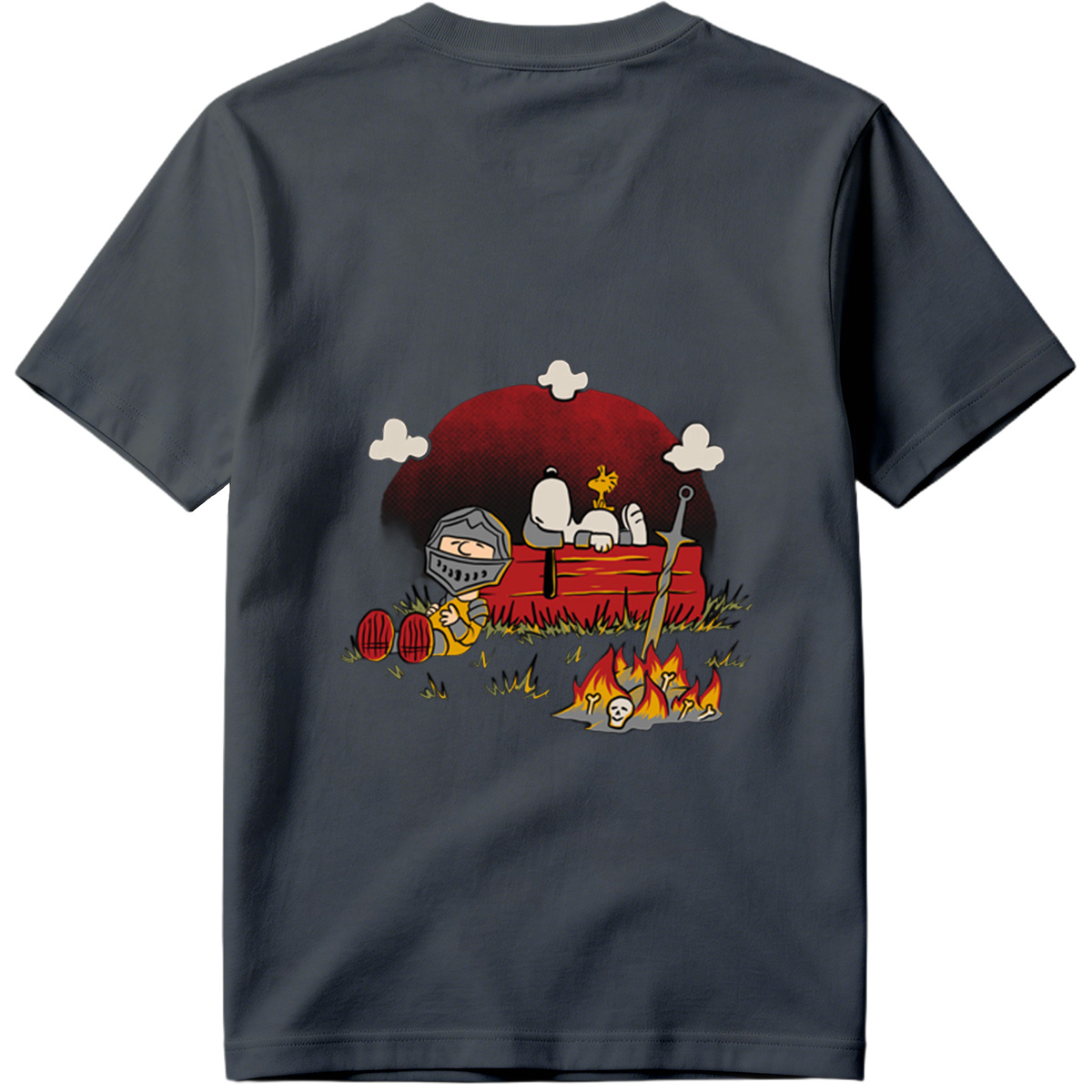 **Title:** Knight and Bone in the Moonlight - Tee