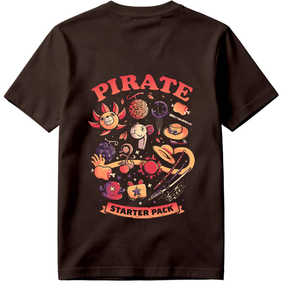 Pirate Starter Pack: A Whimsical Adventure with Captain and Crew - Tee