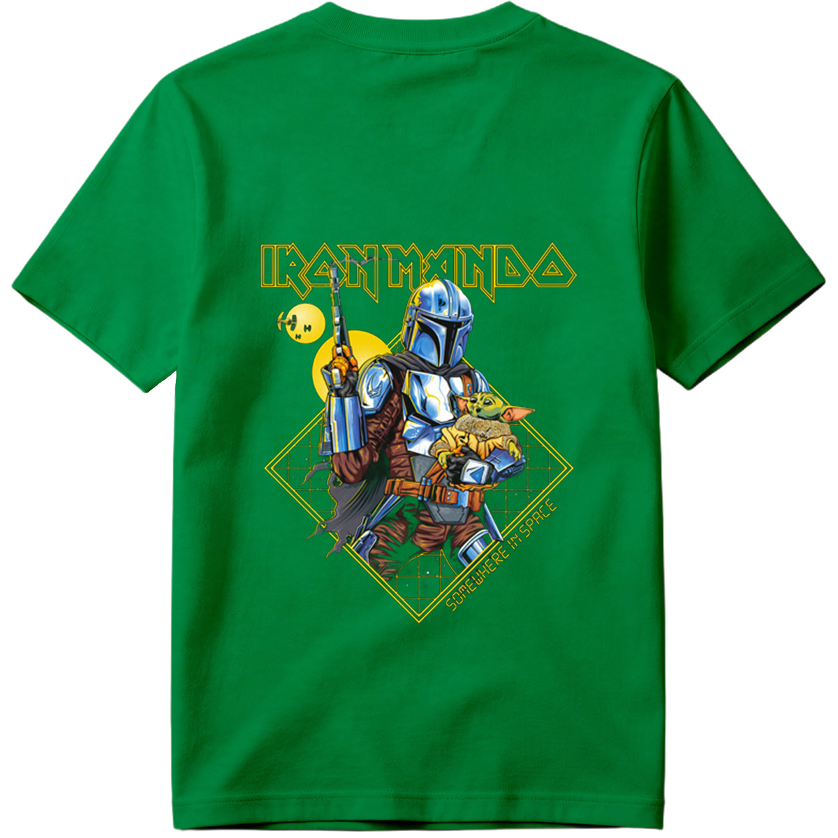 Iron Mando: The Mandalorian and Grogu in Space - Tee