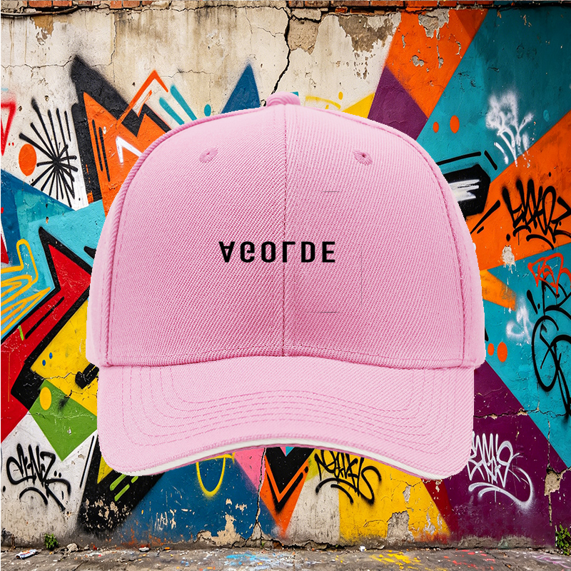 Unisex Classic Sandwich Hat with AGOLDE Logo Print - Stylish Cotton Baseball Cap for Outdoor Activities, Casual Wear, and Urban Fashion - Perfect for Adults Seeking Trendy Streetwear Accessories