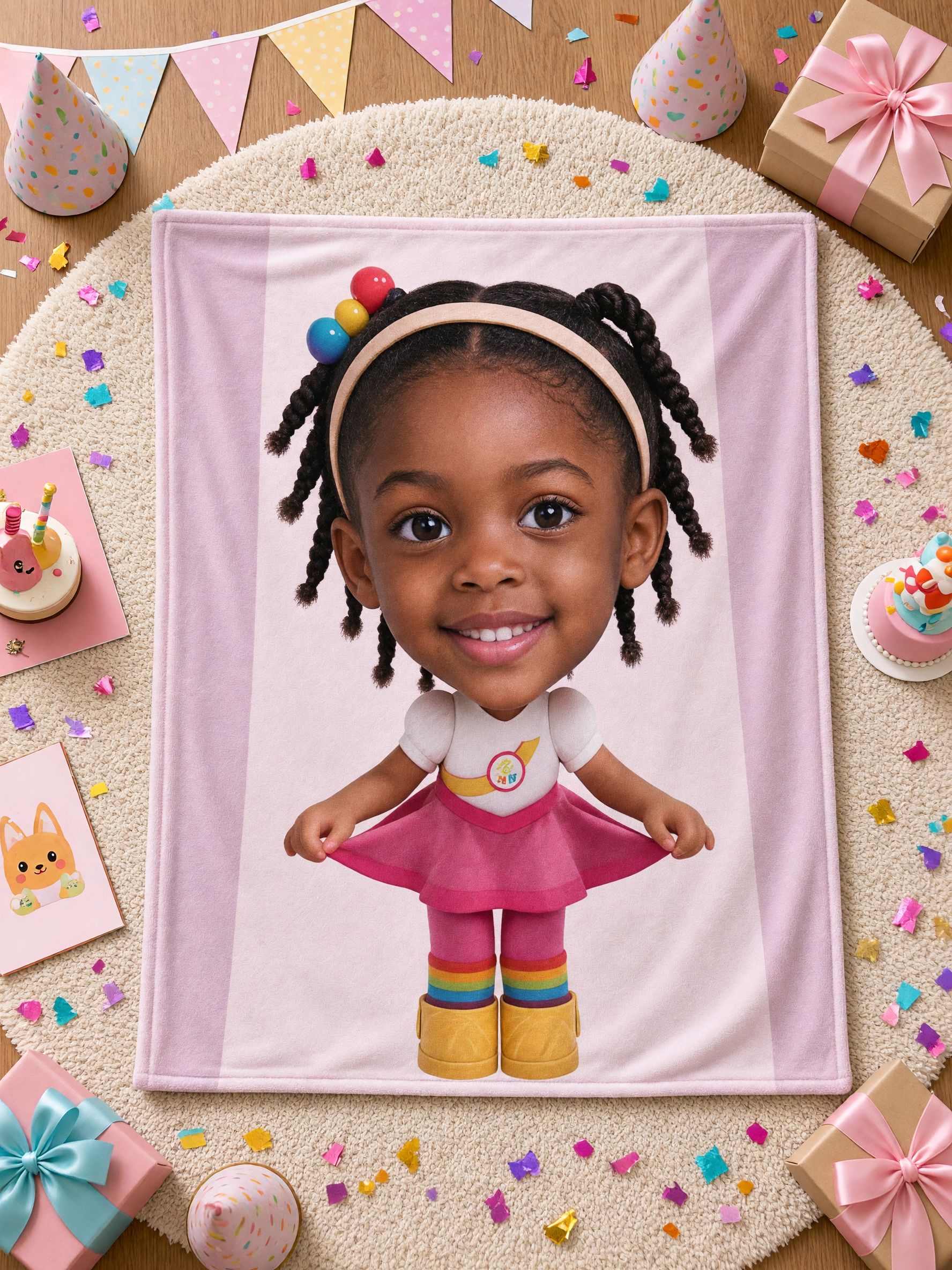 Custom Face Photo Blanket Personalized Flannel Throw Fleece Anti-Pilling Cozy Bedding Keepsake Gift for Kids and Family