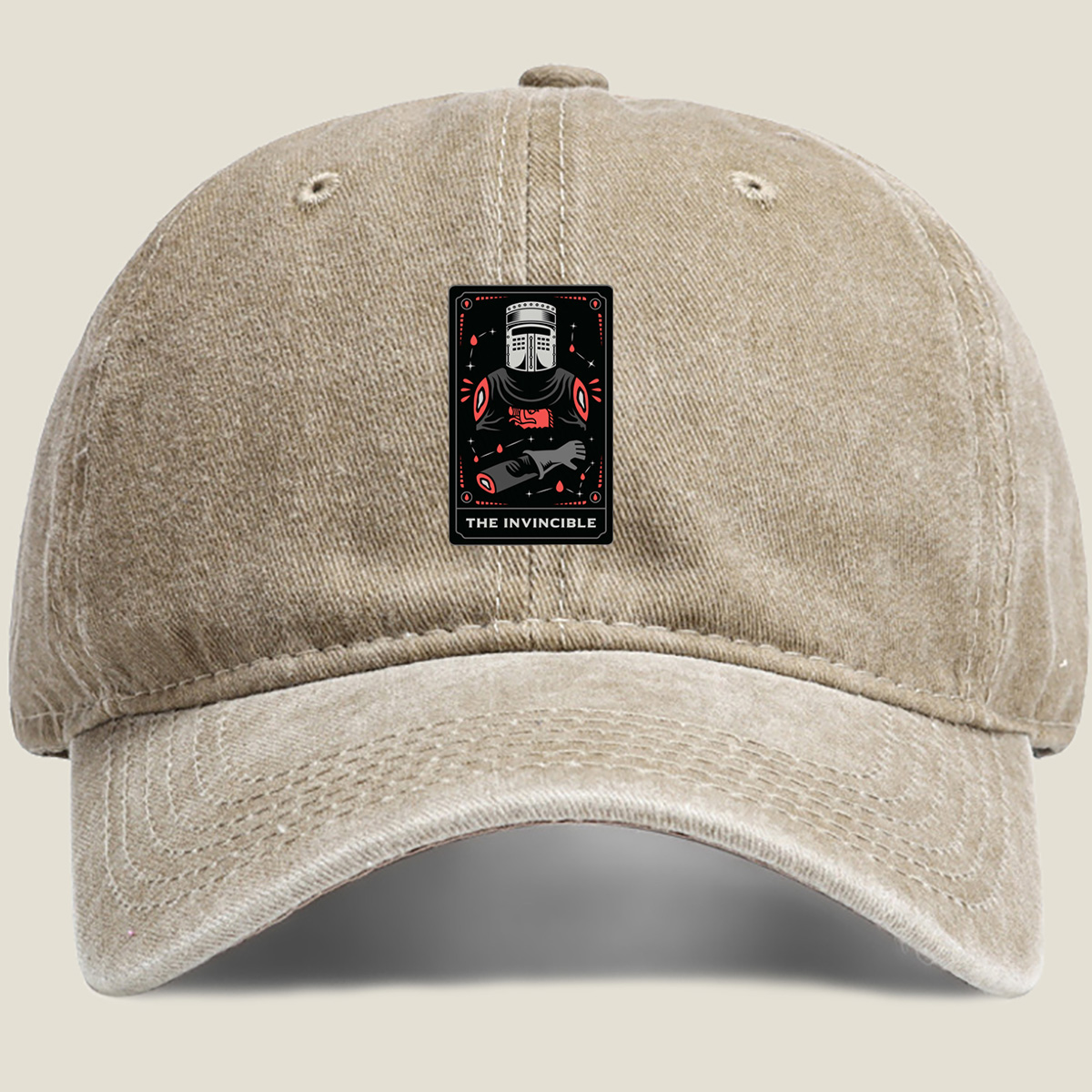 The Invincible Knight - Washed Denim - Baseball Cap