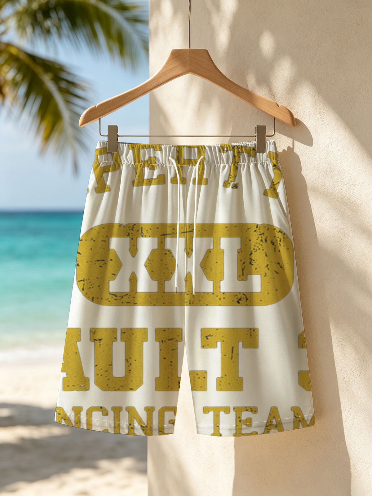 Property of XXL Vault 33 Fencing Team C -  Beach shorts