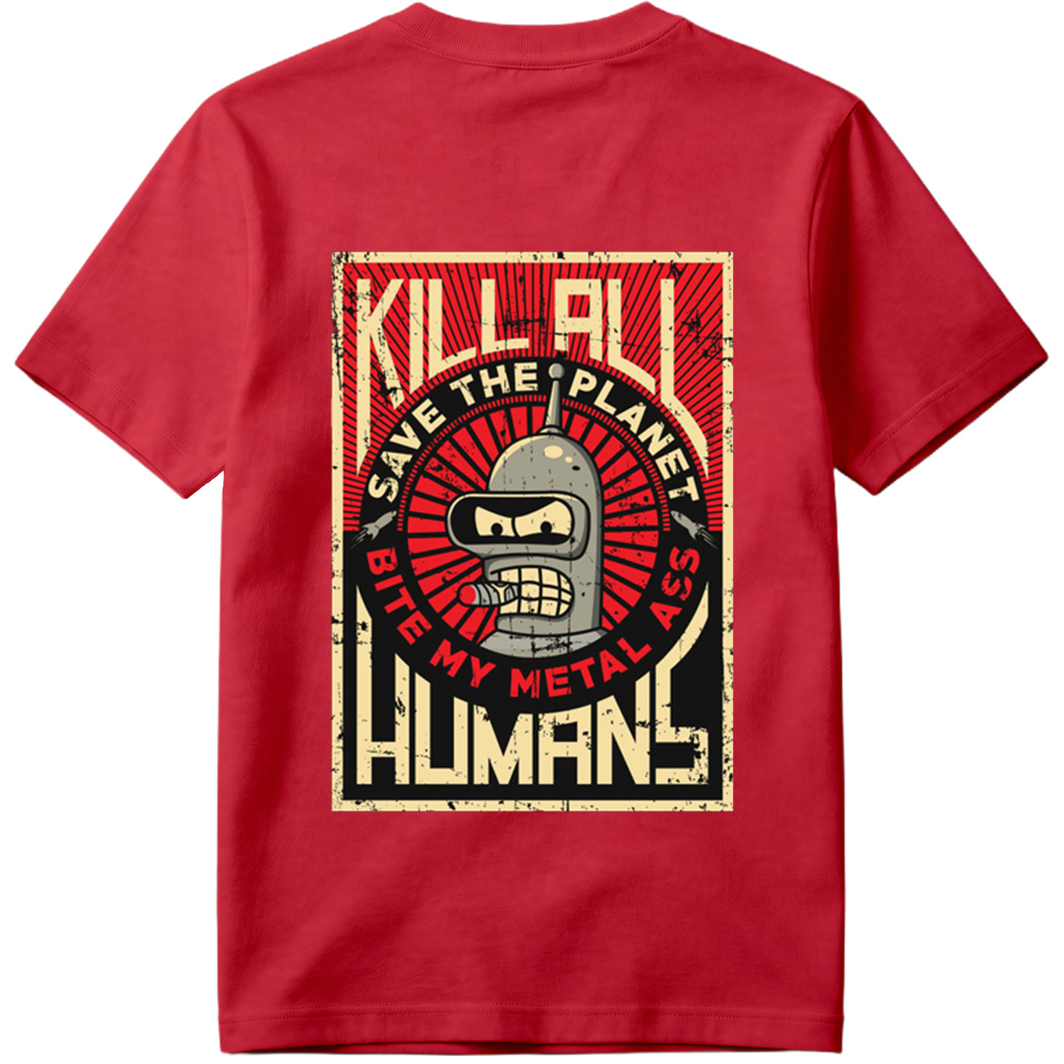 Futurama - Bender: Kill All Humans - Tee