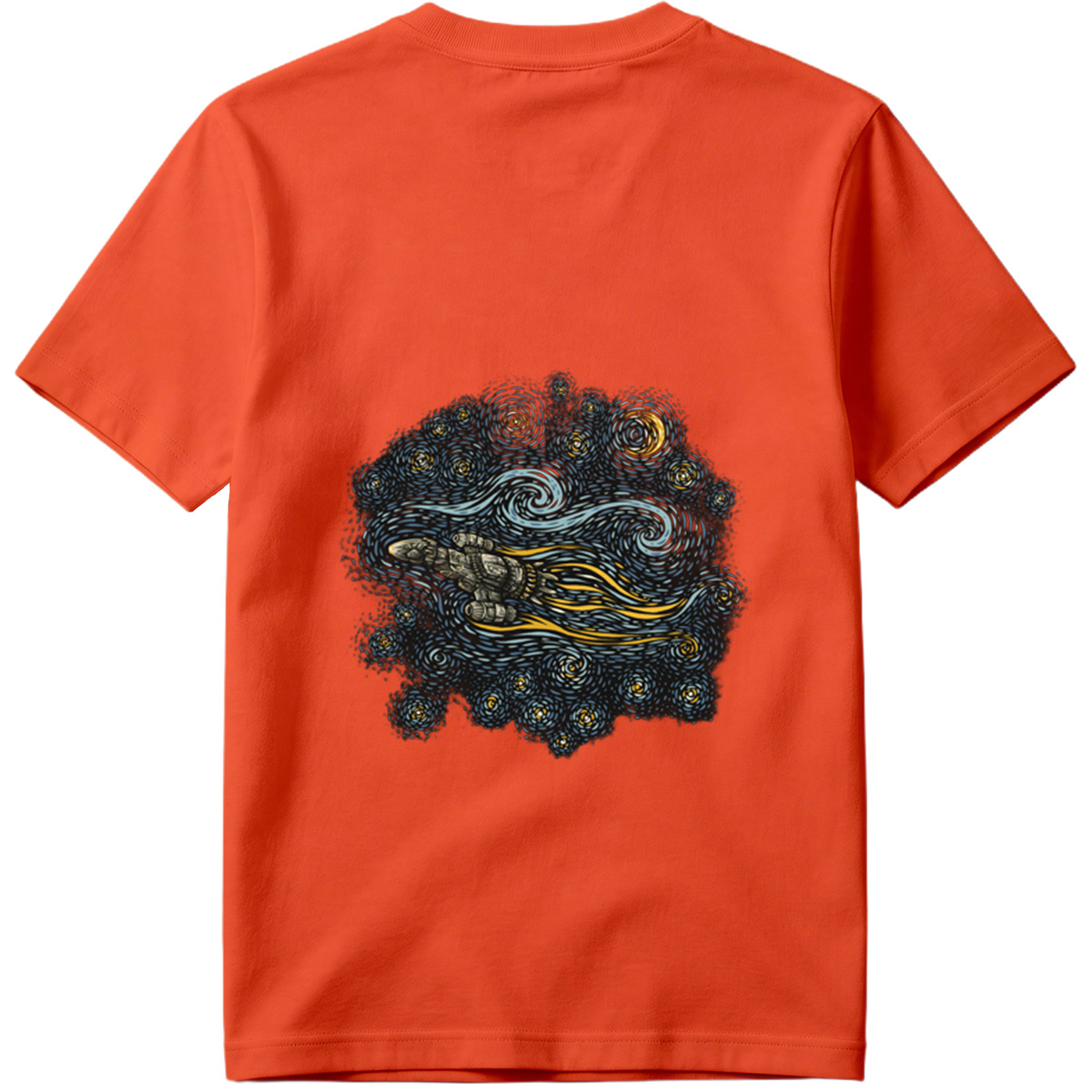 Cyberpunk Hand in Starry Night - Tee