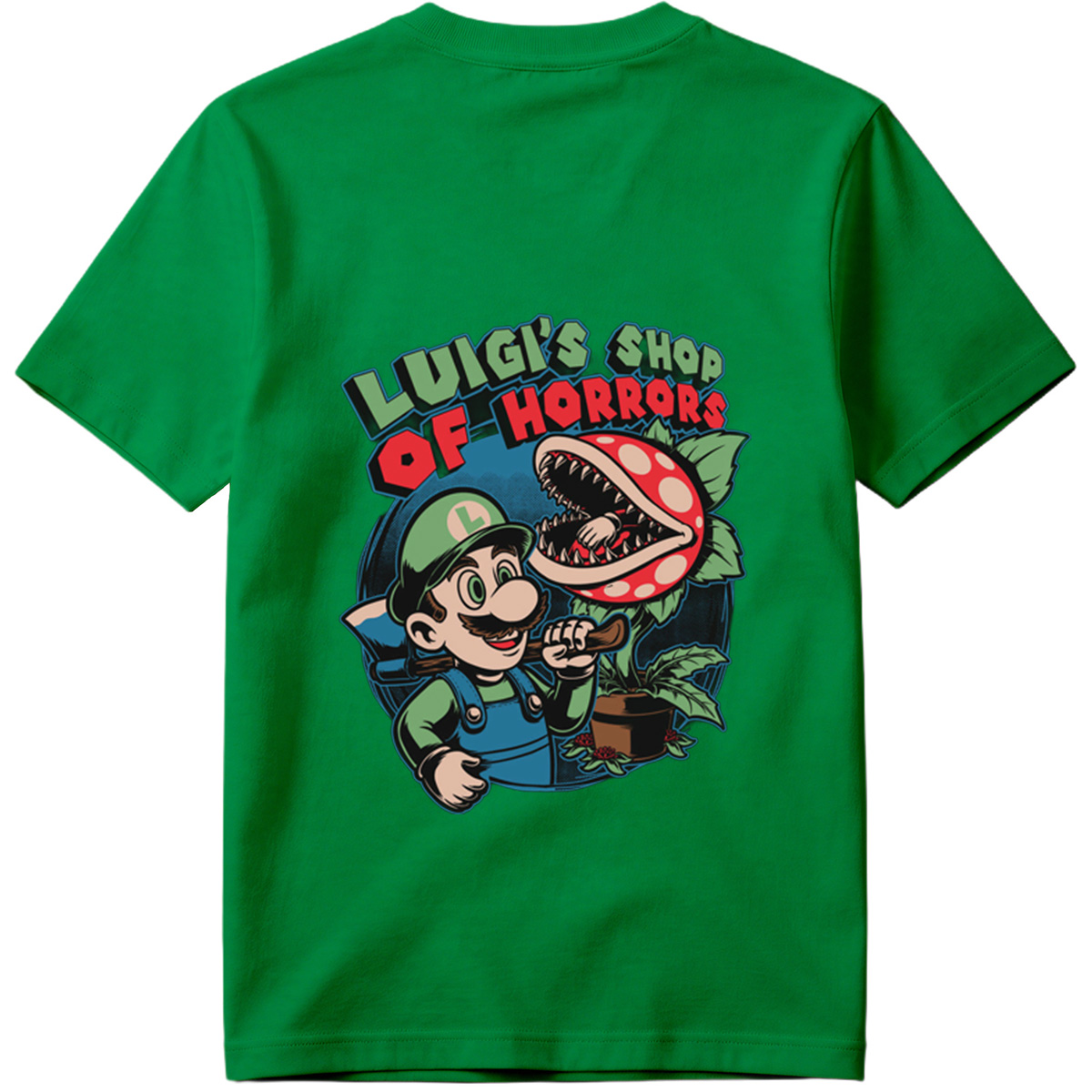 Luigi's Shop of Horrors: Luigi and Piranha Plant - Tee
