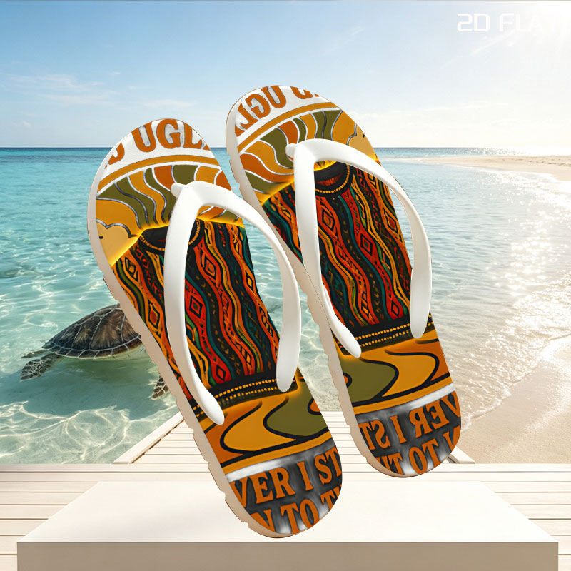 Black and Ugly as Ever: Coogi Sweater Artwork -  flip-flops