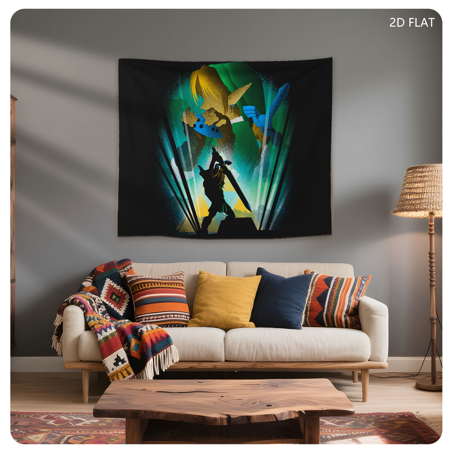 Link vs. Ganondorf: Epic Clash in Hyrule - Tapestry
