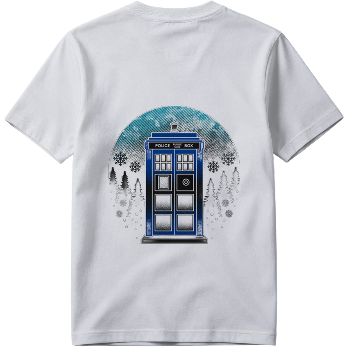 TARDIS in Winter Wonderland - Tee