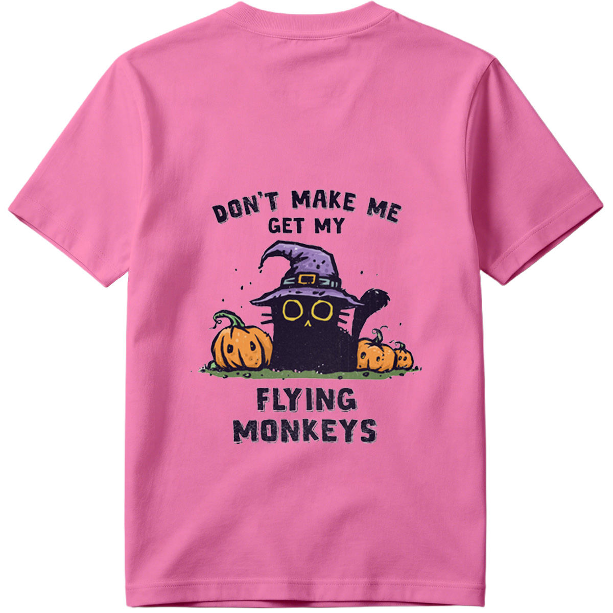 Wicked Witch and Flying Monkeys Halloween Design - Tee