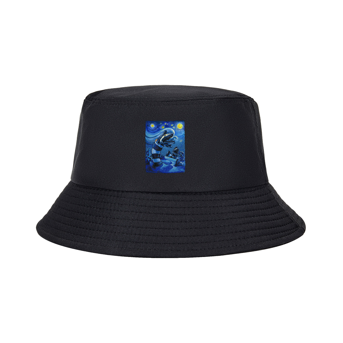 Starry Night with Loch Ness Monster - Fisherman's Hat