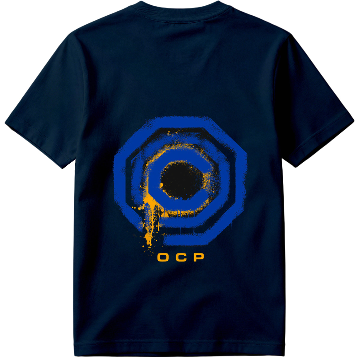 OCP Logo with Blue and Yellow Design - Tee