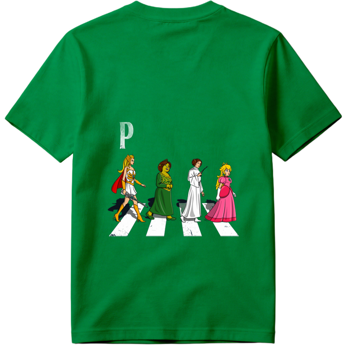The Princesses: Wonder Woman, Shrek, Princess Leia, and Princess Peach - Tee