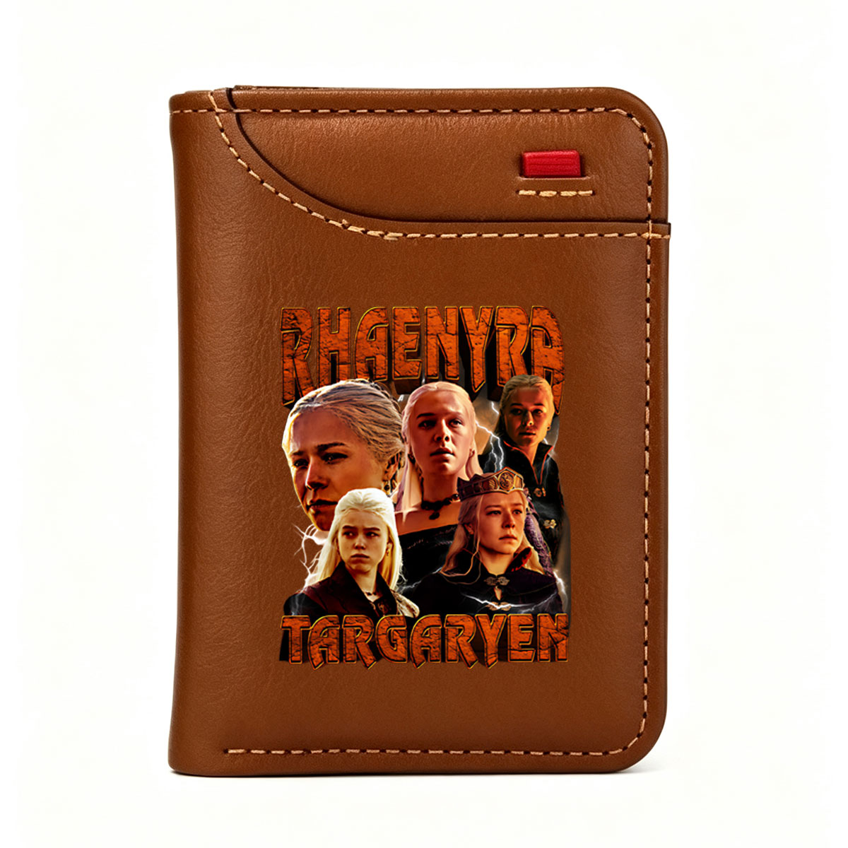 Rhaenyra Targaryen: Emilia Clarke, Olivia Cooke, and Others in Game of Thrones Spin-off Series - Vertical Style Wallet