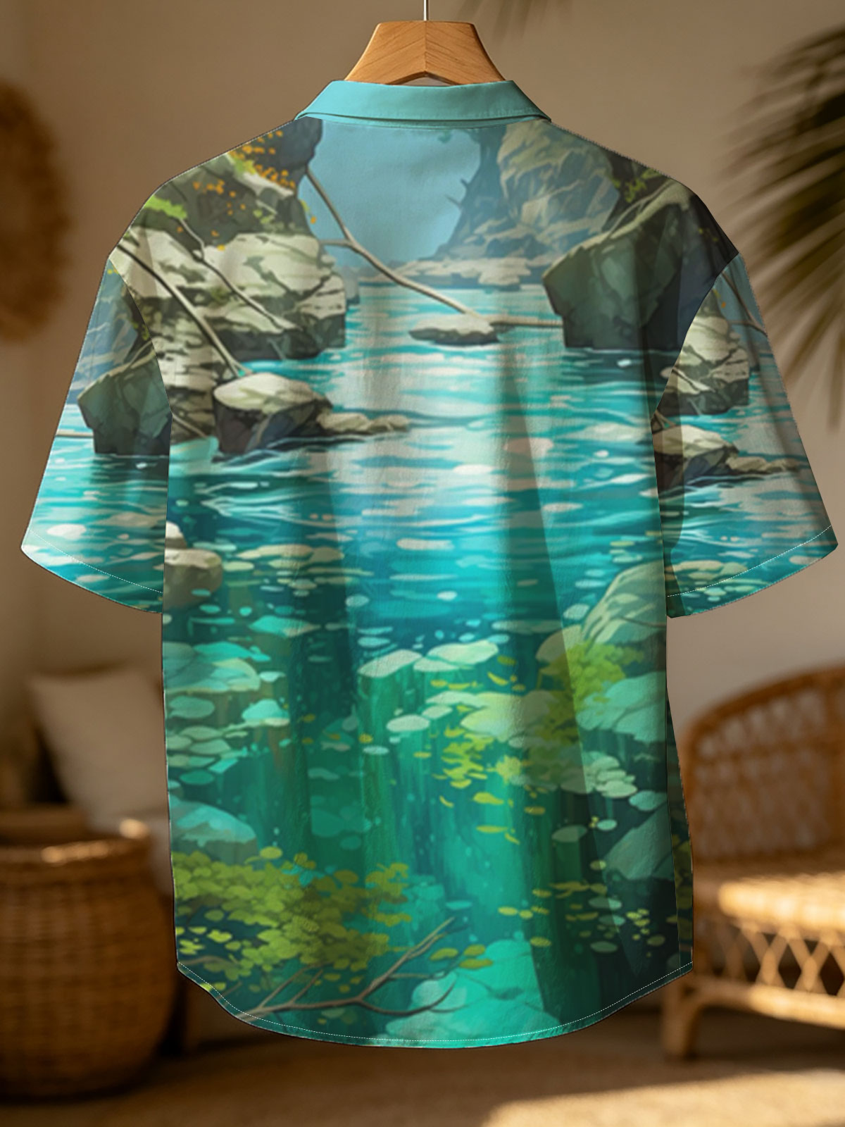 Crystal Clear Stream in a Lush Canyon -  Shirt