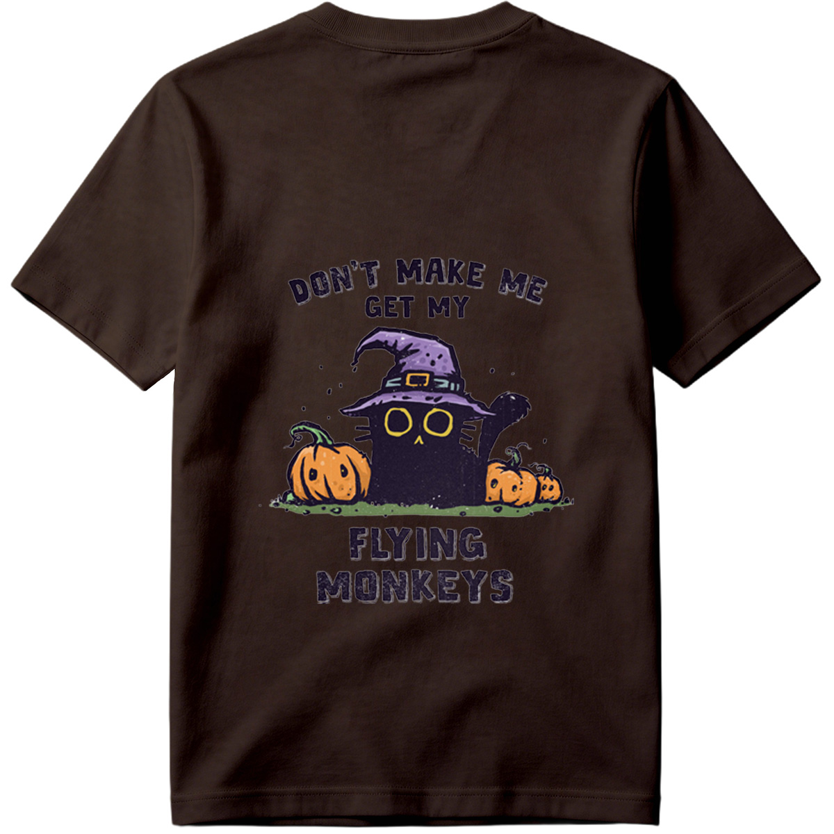 Wicked Witch and Flying Monkeys Halloween Design - Tee