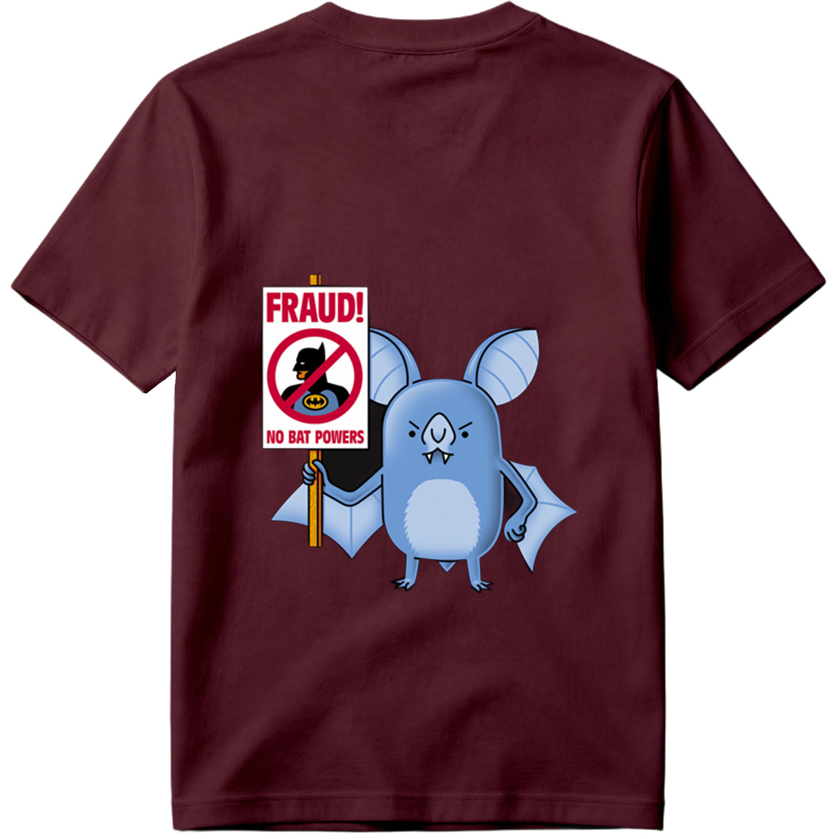 Batman and Bat Creature Protest Fraud - Tee