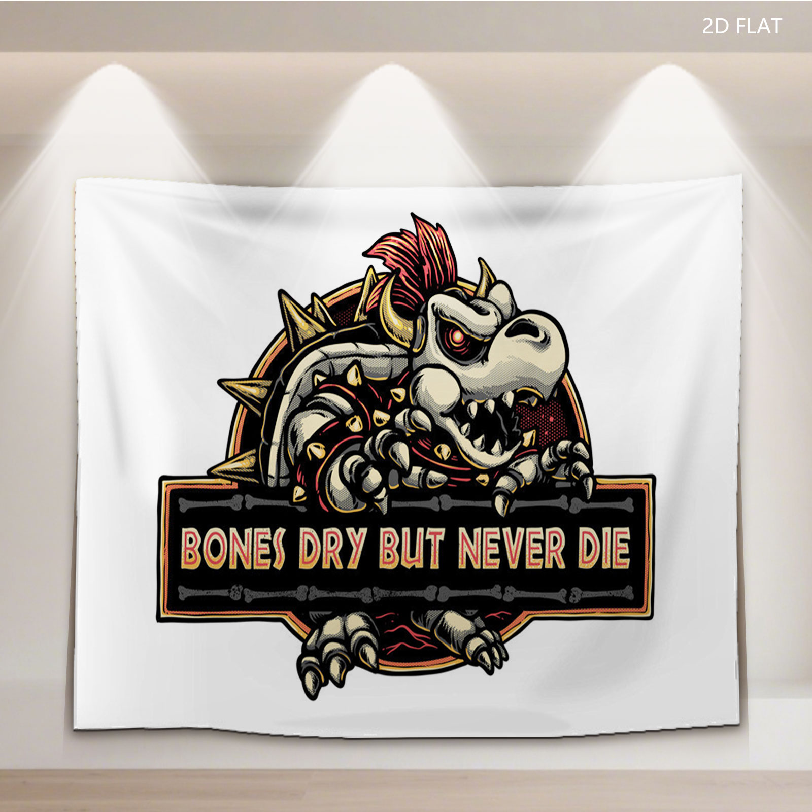 Dry Bones: Bones Dry But Never Die - Tapestry