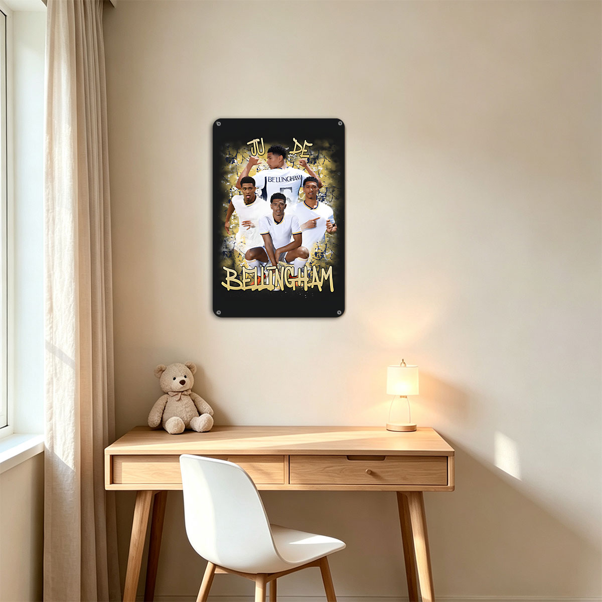 Bellingham Football Player Portrait Collage - painting
