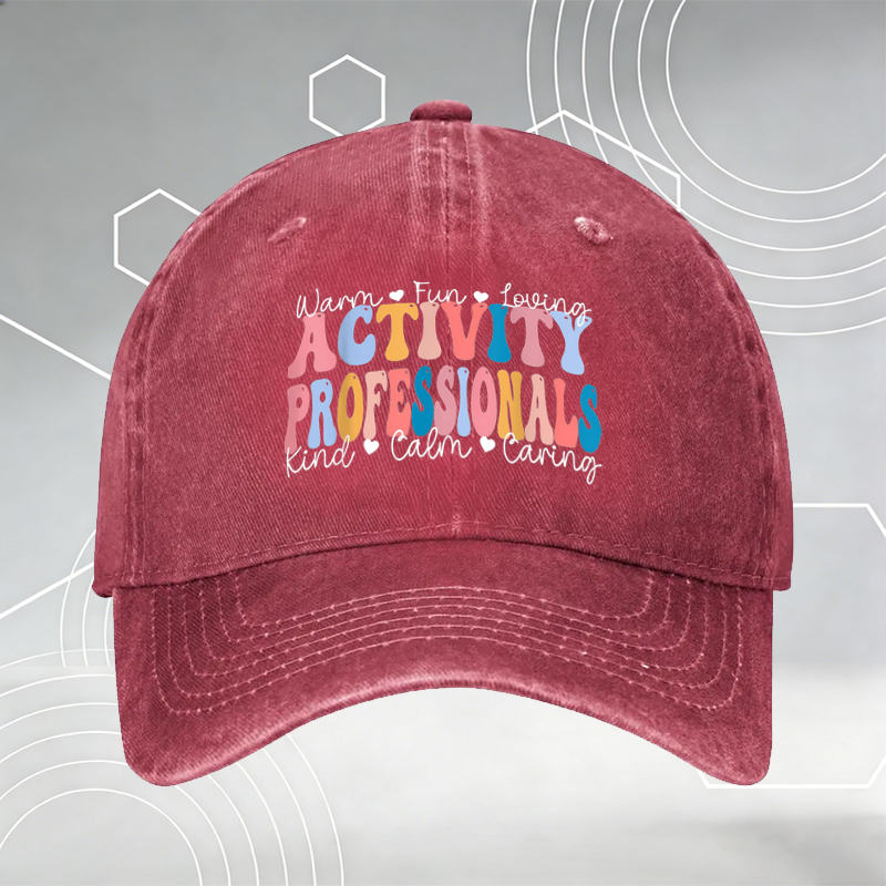 New Baseball Cap with Witch Cat Print and 
