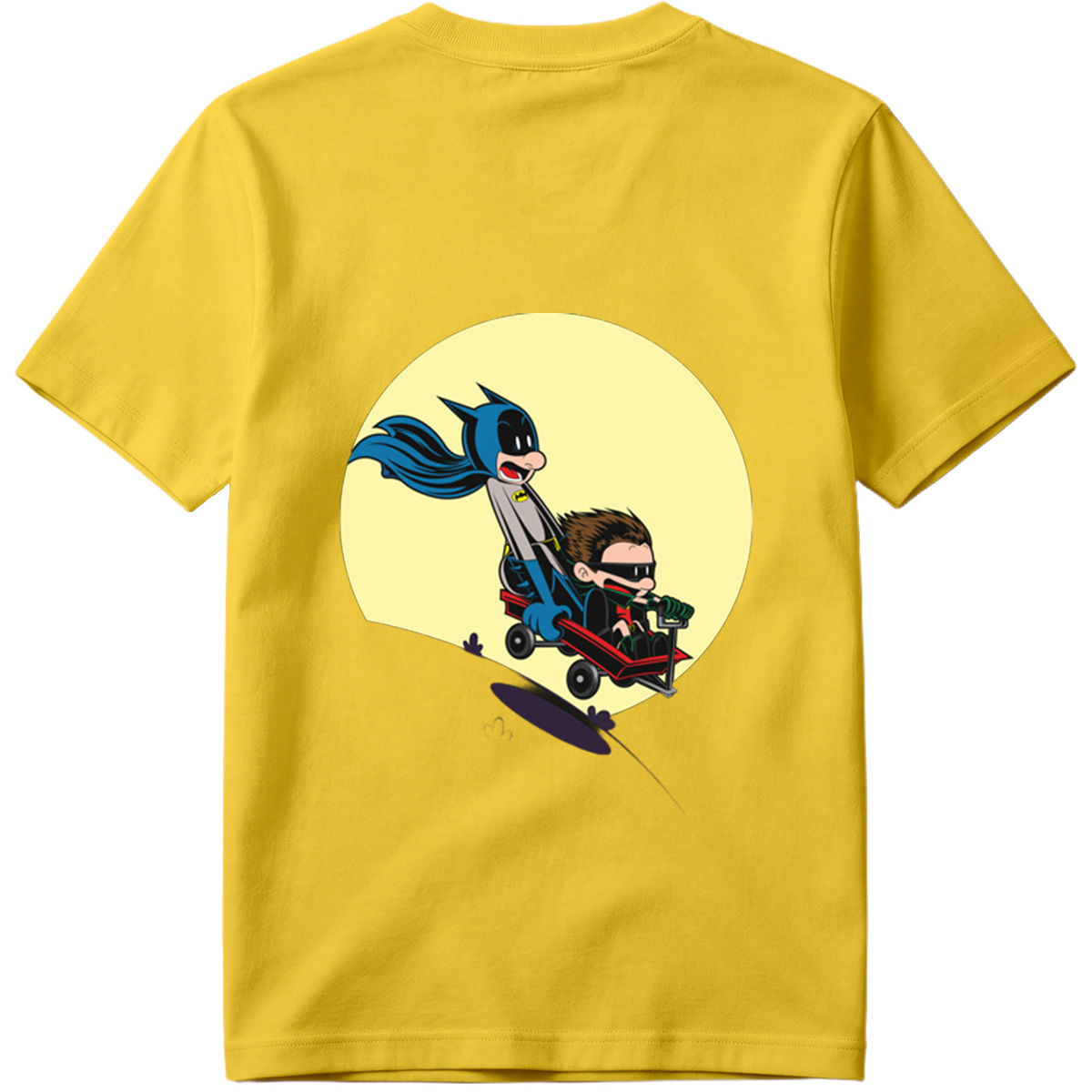 Batman and Robin in a Red Wagon - Tee