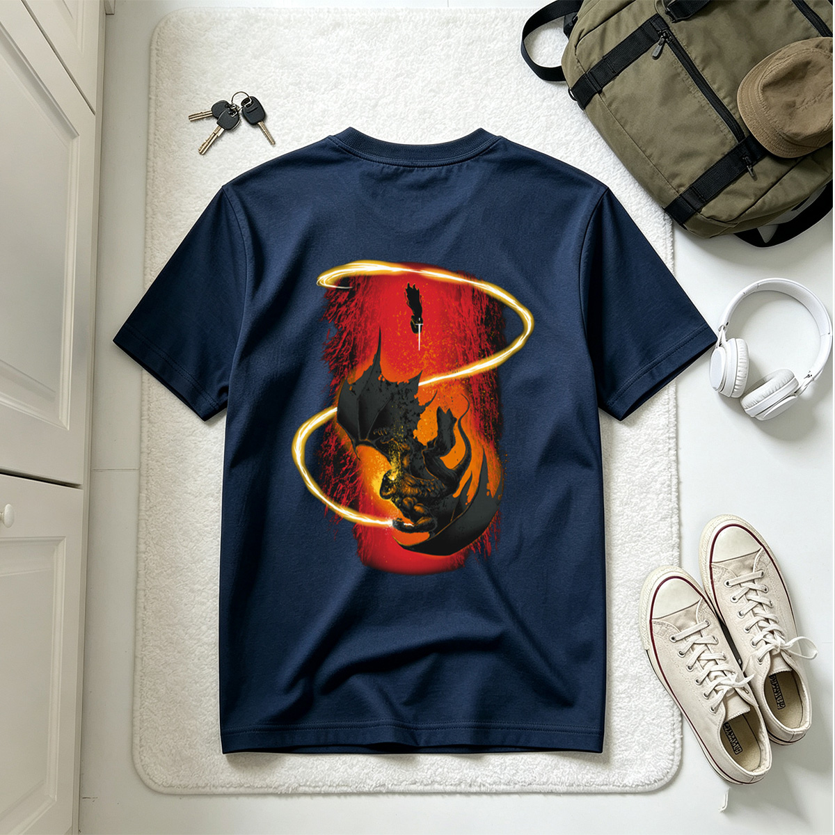 Dragon's Flame: The Shadow and the Sword - Tee