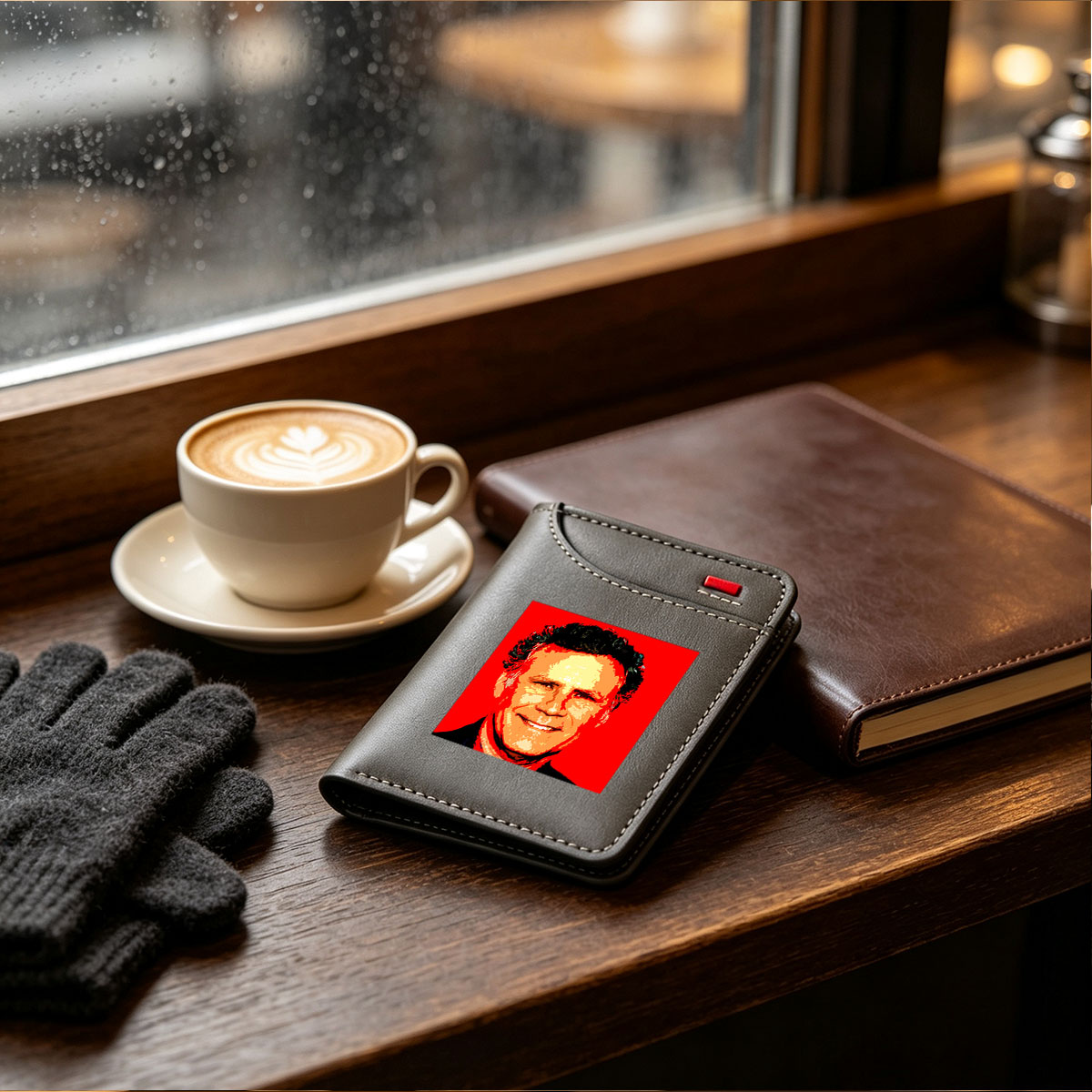 Will Ferrell Pop Art Portrait - Vertical Style Wallet