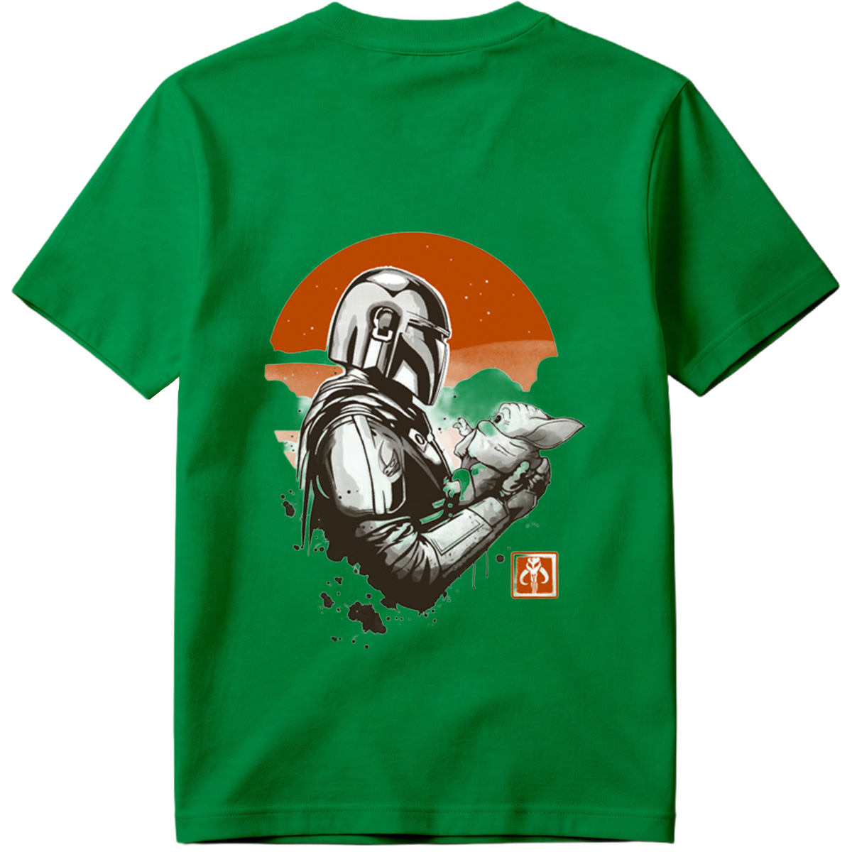 The Mandalorian and Grogu Under the Sunset - Tee