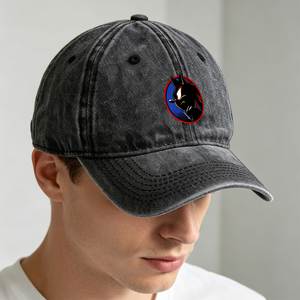 Sonic the Hedgehog - Shadow the Hedgehog - Washed Denim - Baseball Cap