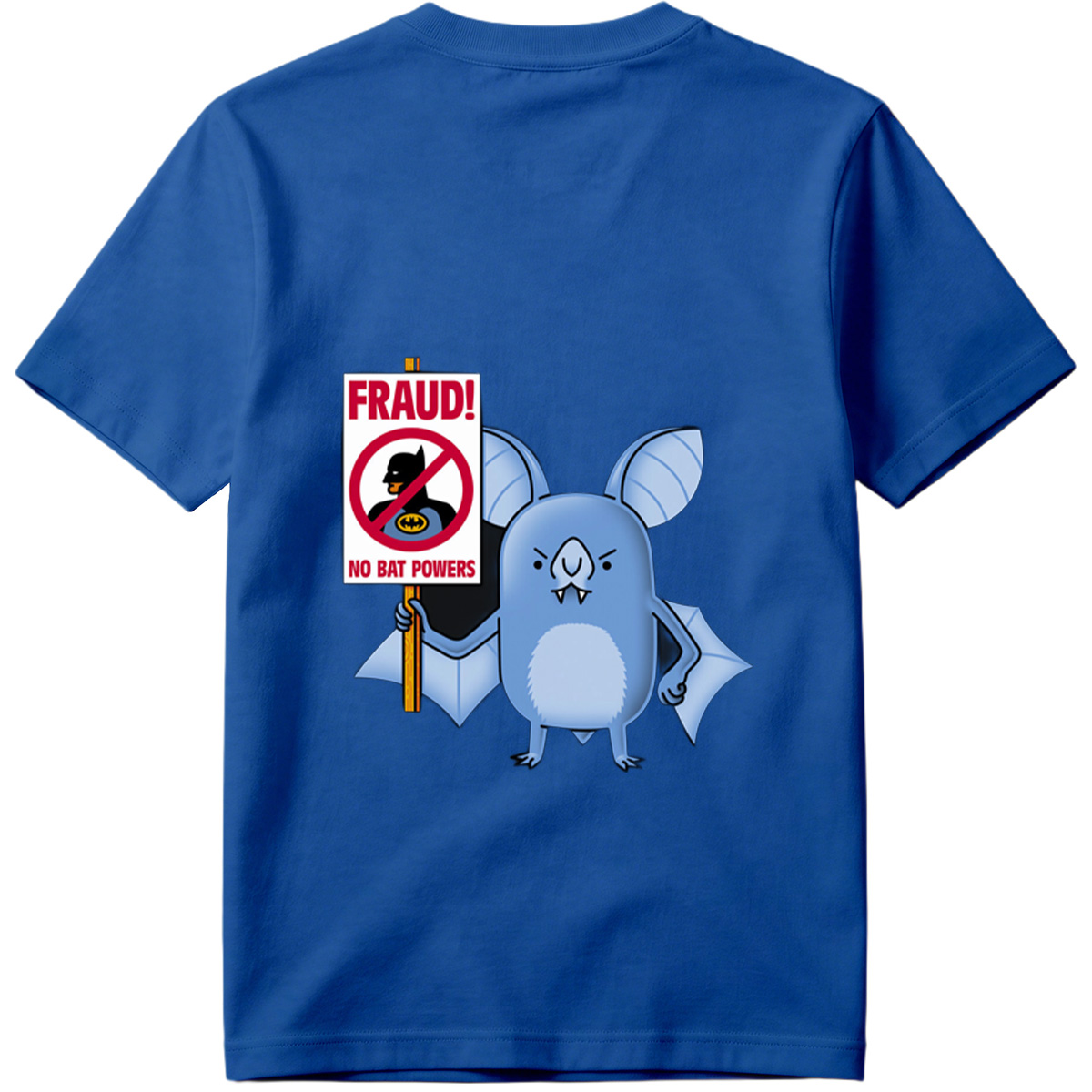 Batman and Bat Creature Protest Fraud - Tee