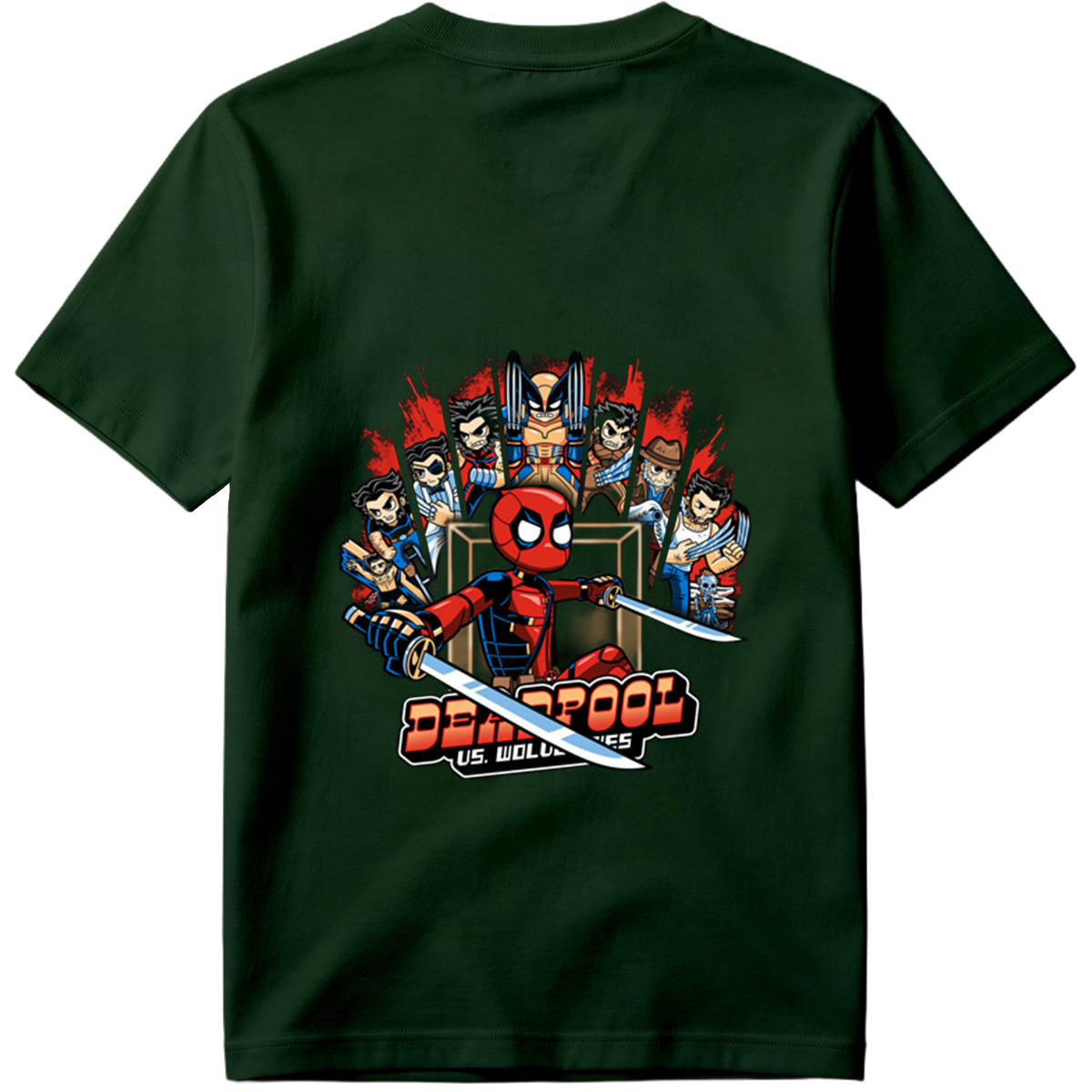Deadpool vs. Wolverines - Tee