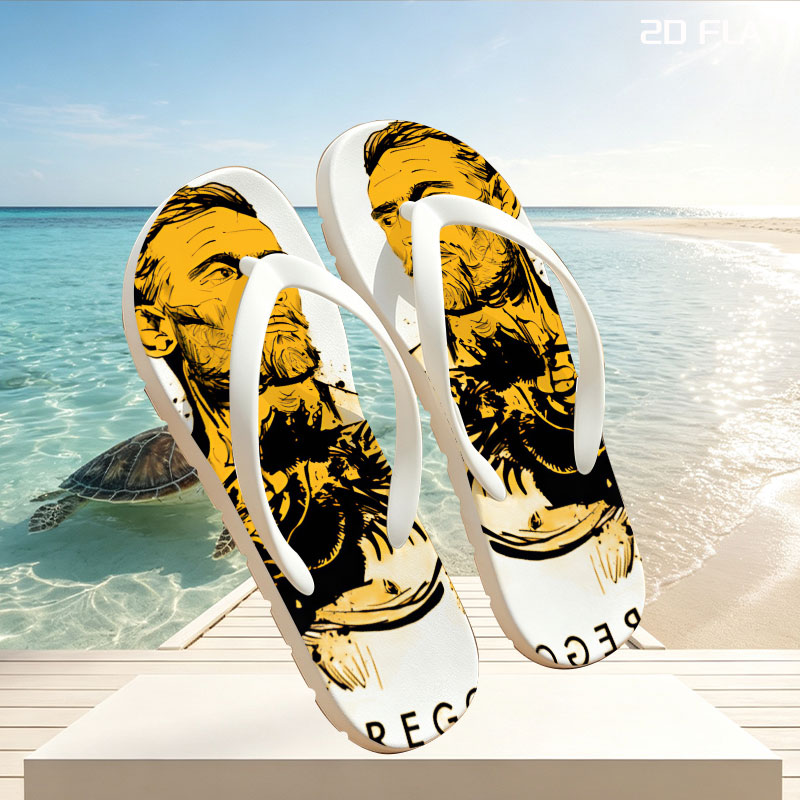 Conor McGregor: MMA Fighter Portrait with Dragon Tattoo -  flip-flops
