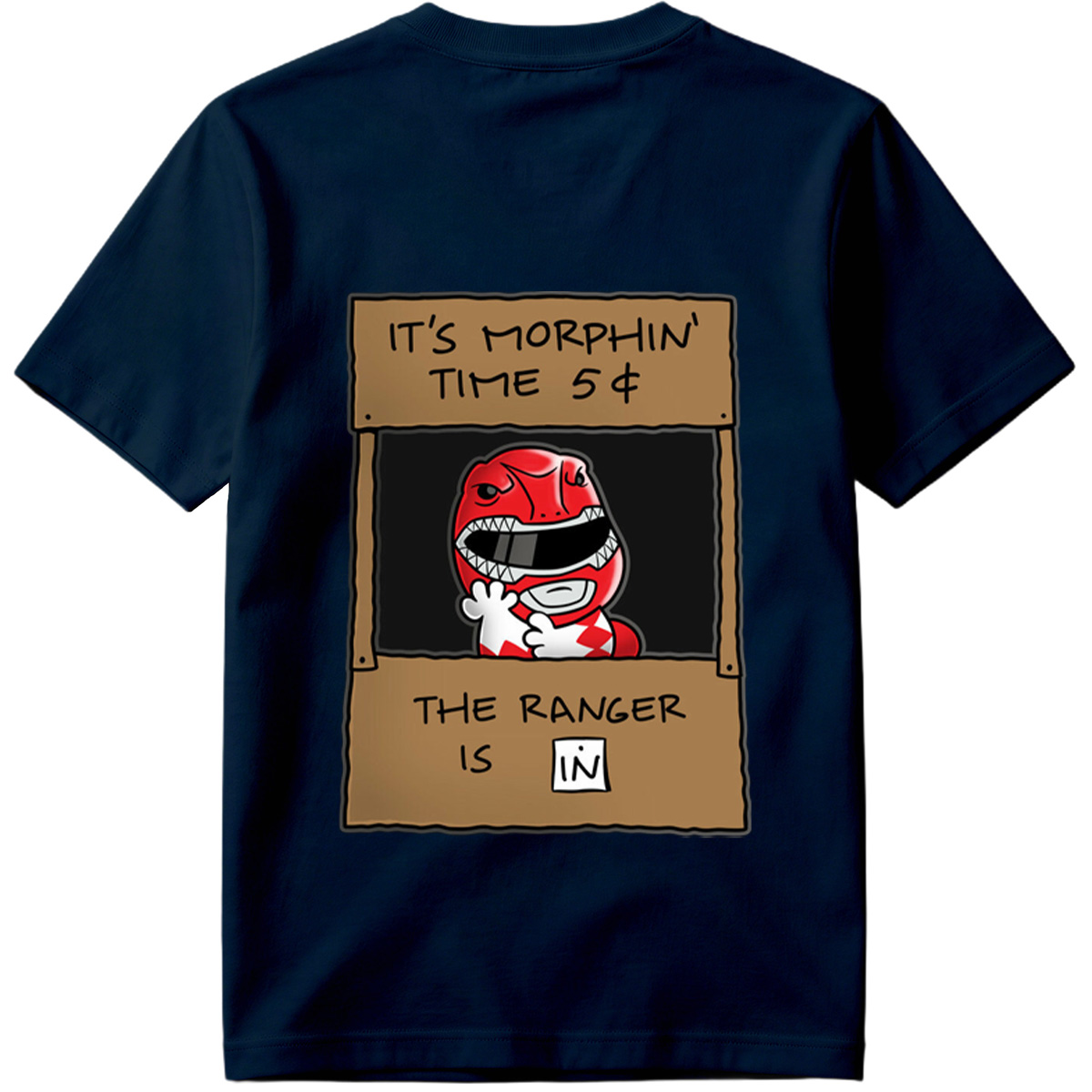 Red Ranger Morphin Time Booth - Tee