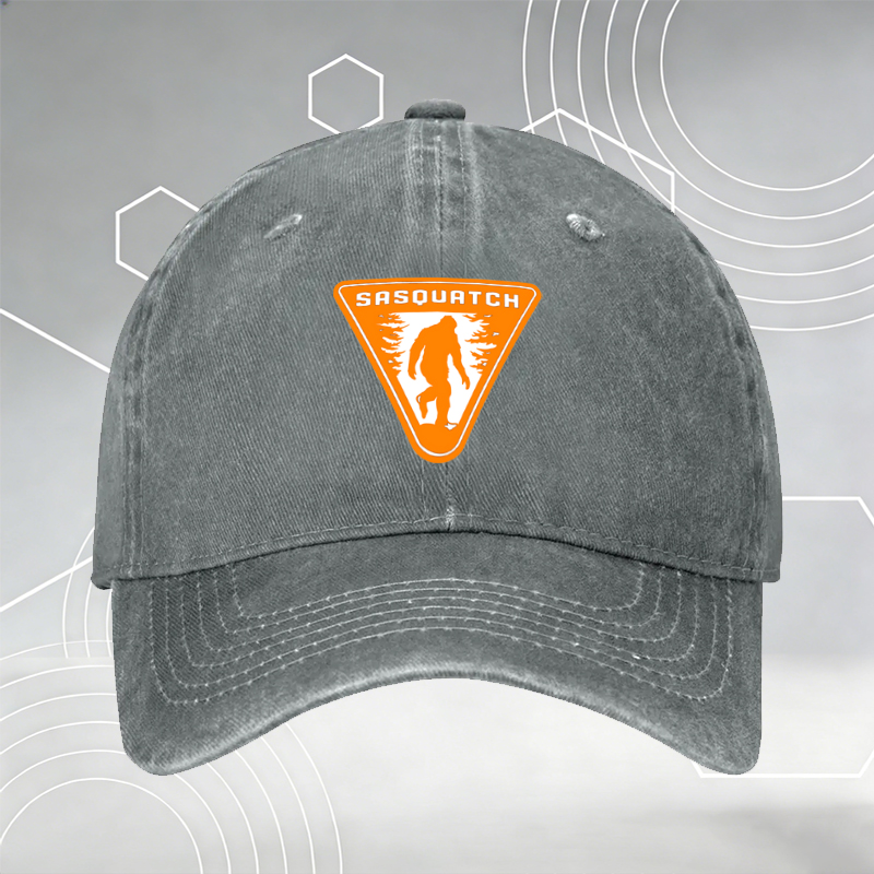 New Baseball Cap with Batting Silhouette Print and 