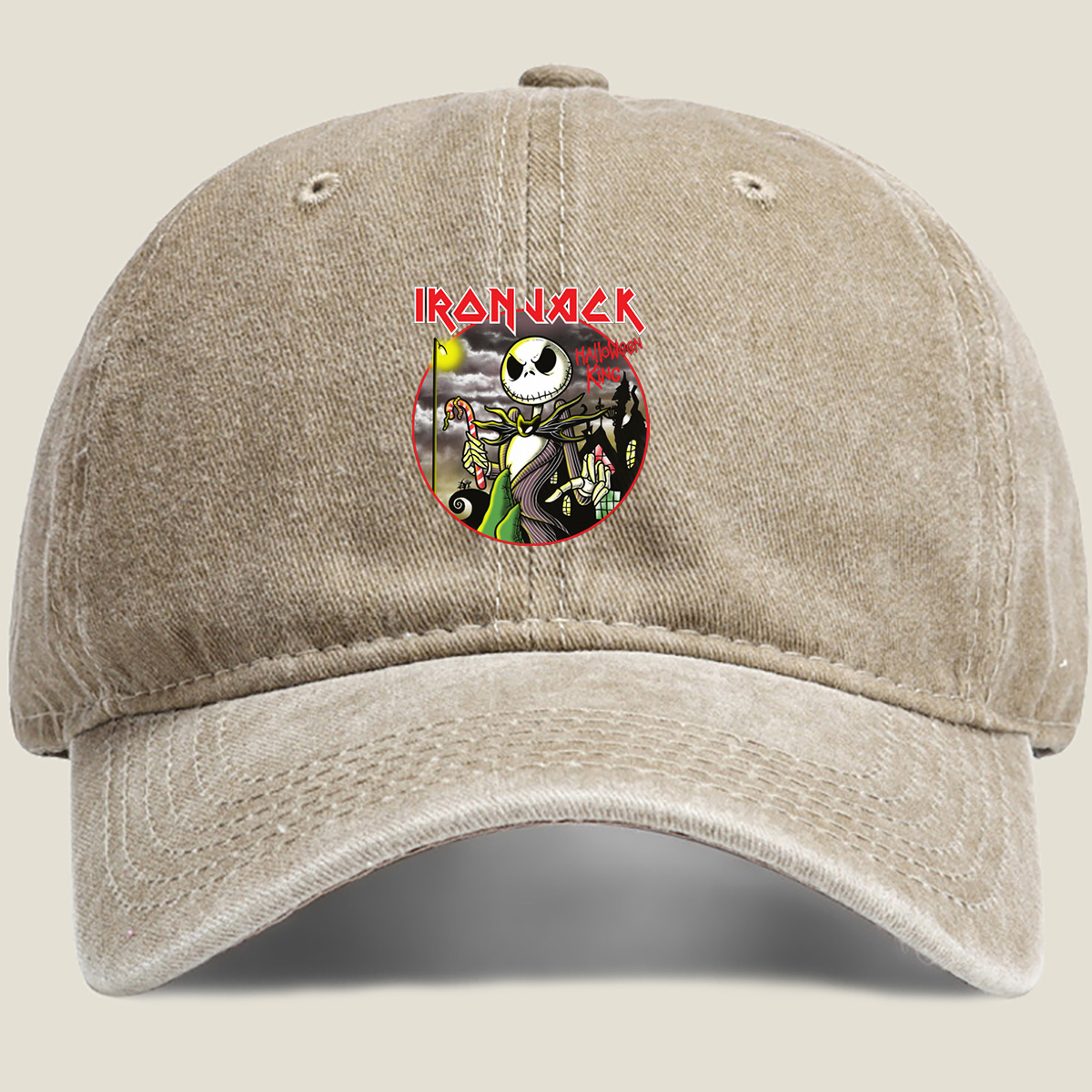 Iron Jack: Halloween King - Washed Denim - Baseball Cap