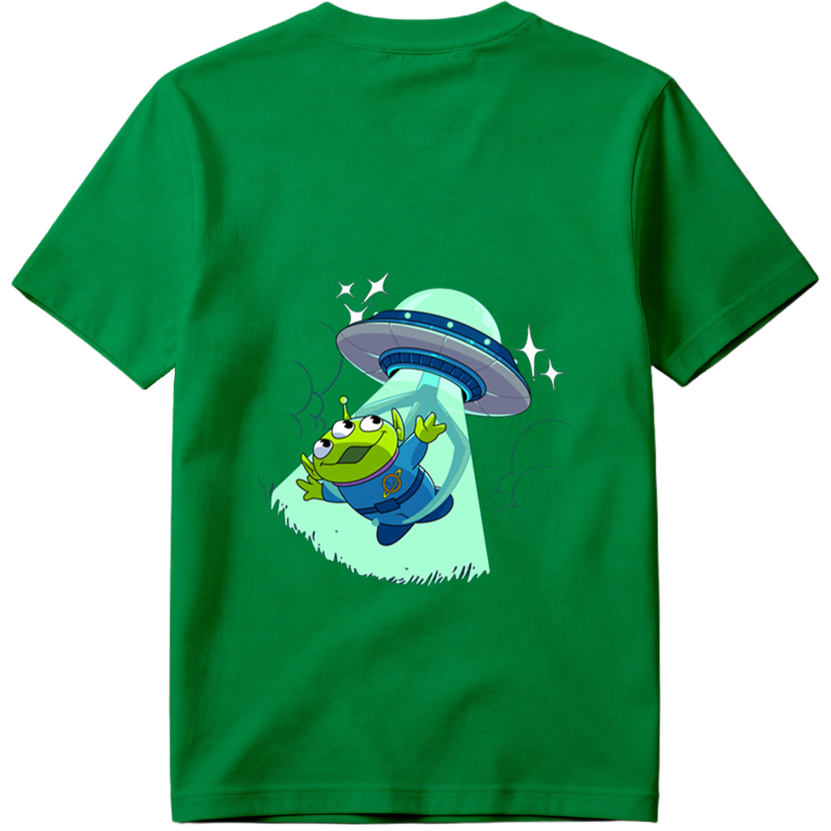 Alien from Toy Story Abducted by UFO - Tee