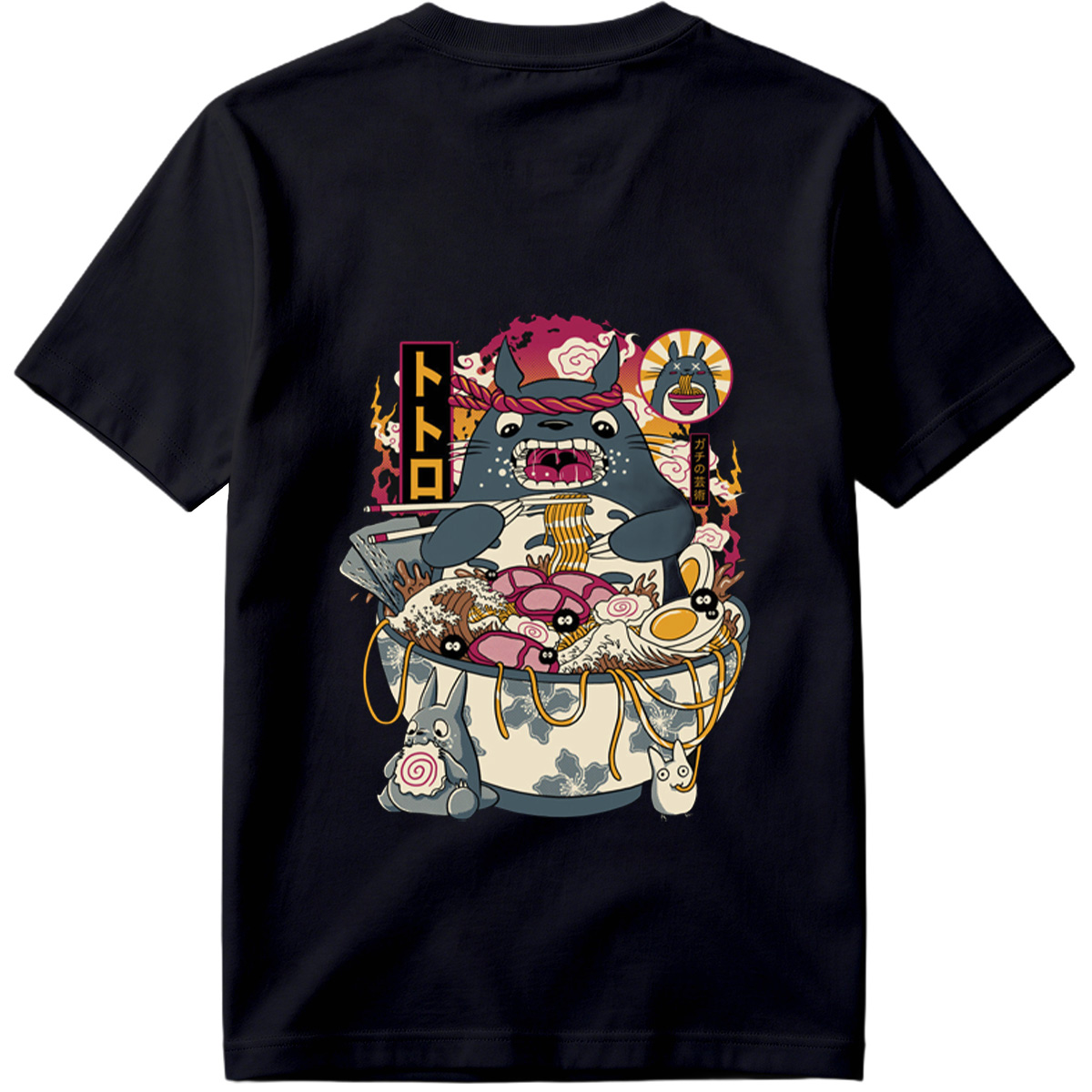 Totoro Ramen Bowl Art - Tee