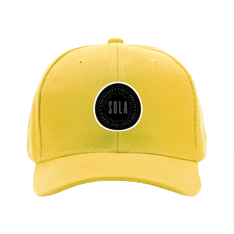 1pc New Baseball Cap with Sola Scripture Fide Gratia Christus Deo Gloriam Print Unisex Adjustable Hat for Outdoor Activities and Casual Wear Adults Fashion Accessory