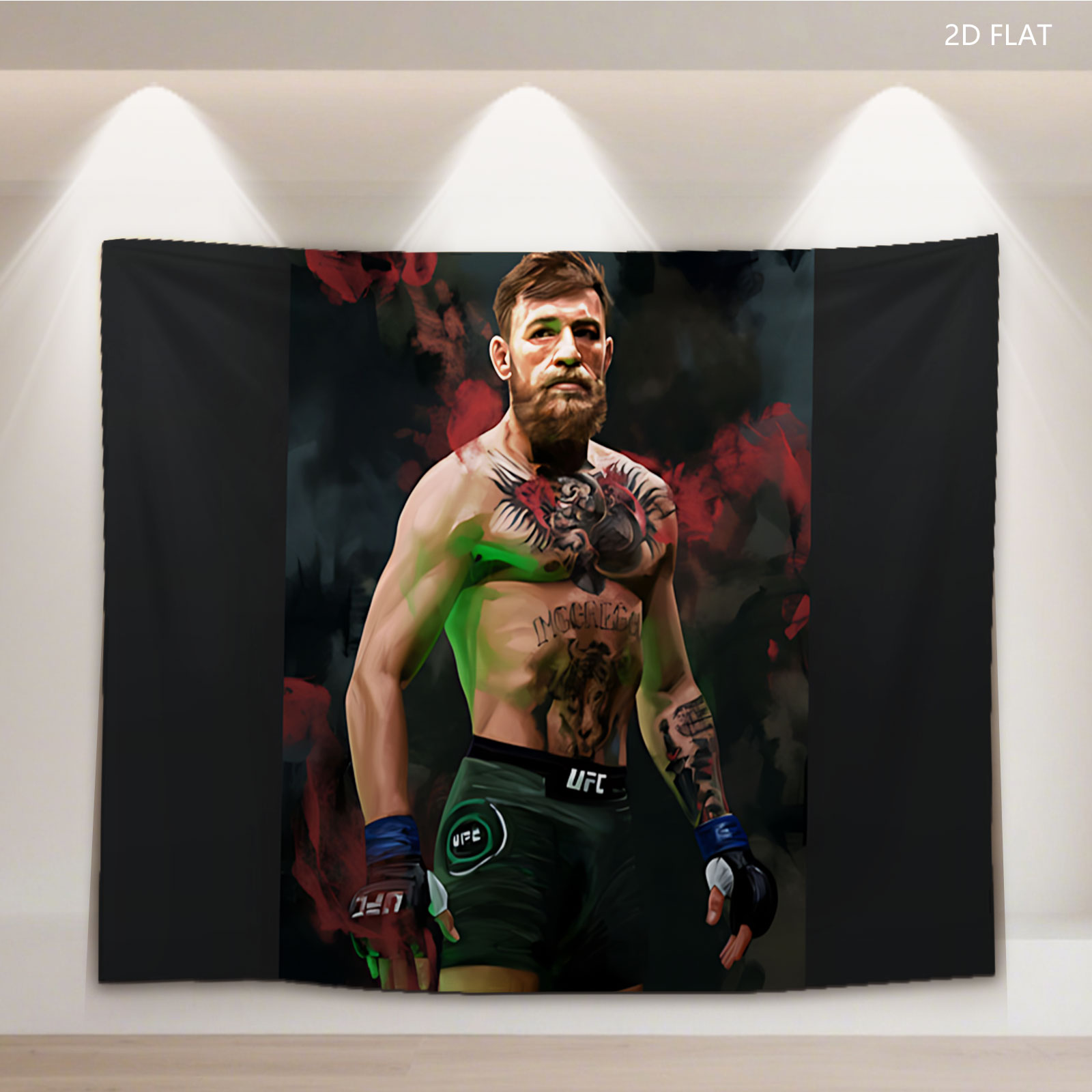Conor McGregor UFC Fighter Portrait - Tapestry